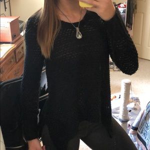 Black Knitted Sweater